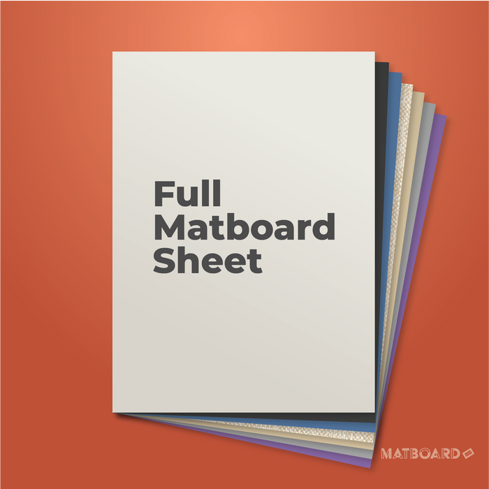 Full Conservation and Matboard Sheets