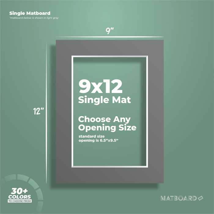 9x12 Premium Single Matboard