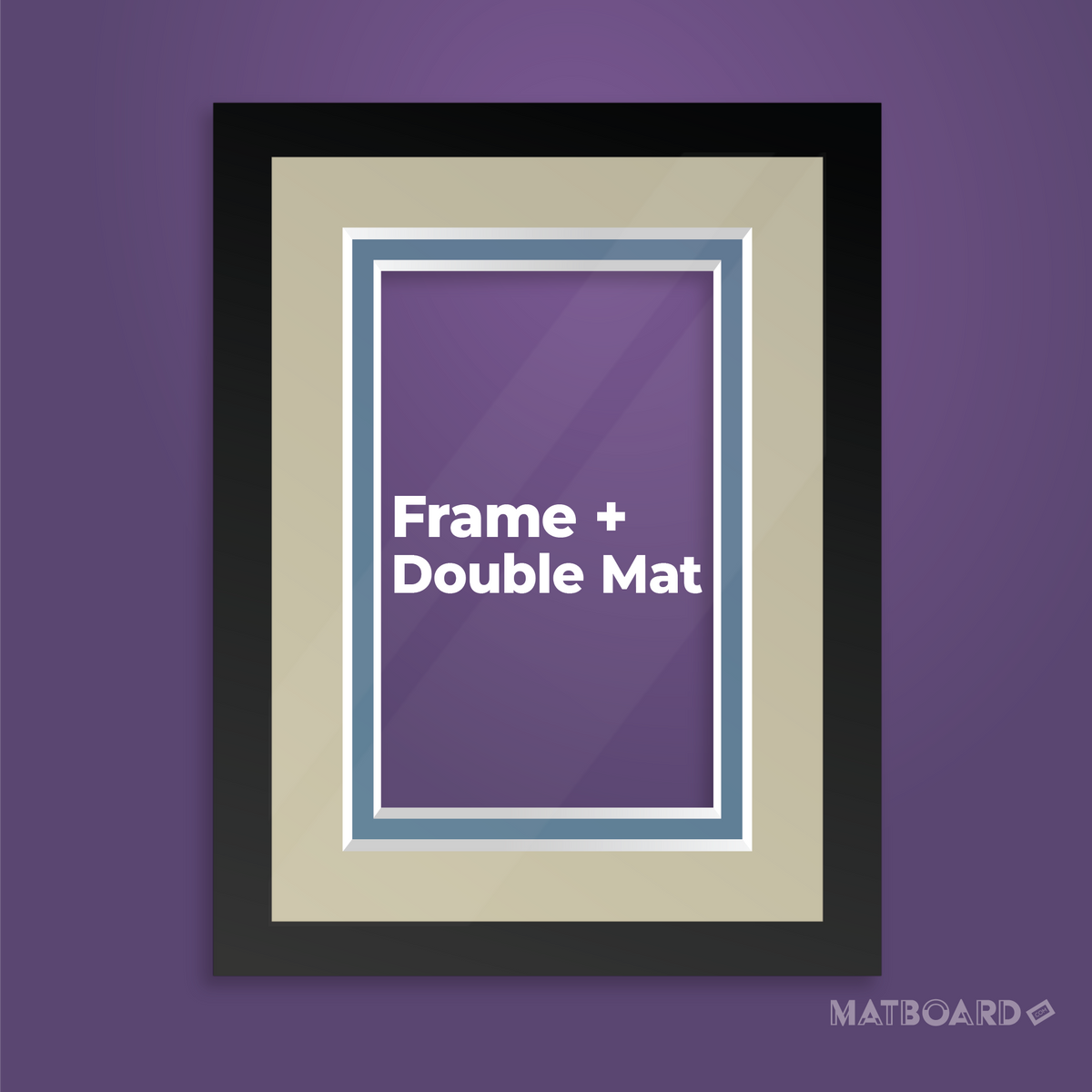 Frames + Double Mats – Matboarddotcom