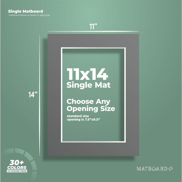 11x14 Premium Single Matboard