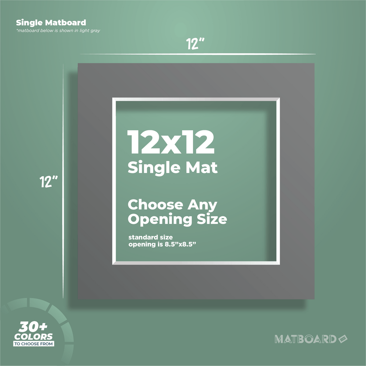 12x12 Show Kit  Matboard – Matboarddotcom