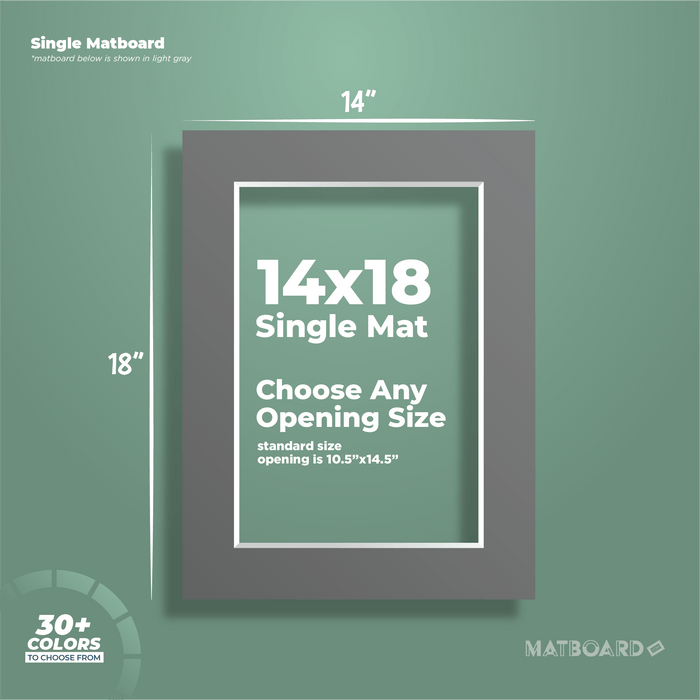 14x18 Premium Single Matboard