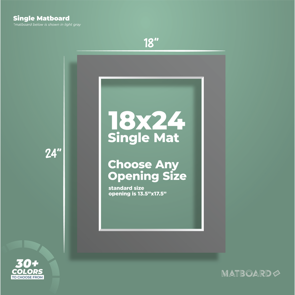 18x24 Standard Single Mat Board - Shop Now