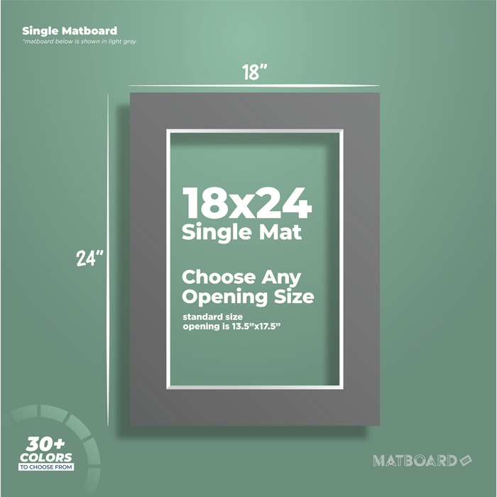 18x24 Premium Single Matboard