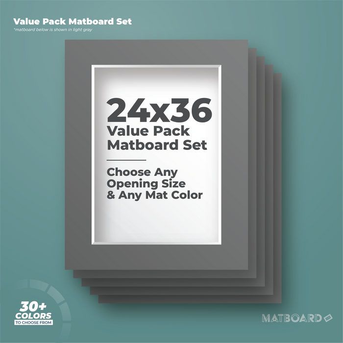 24x36 Custom Cut Mat Value Pack